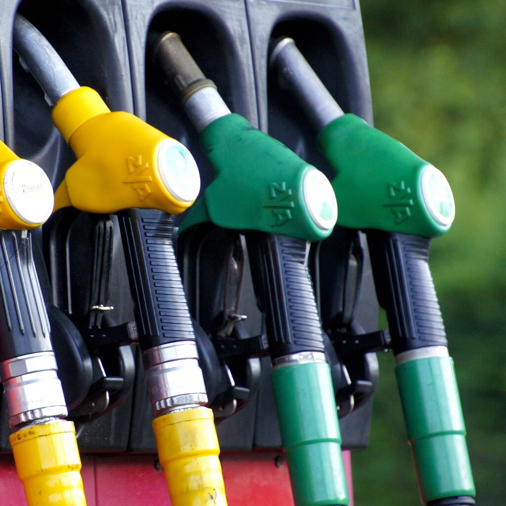 Photo of gasoline bowsers