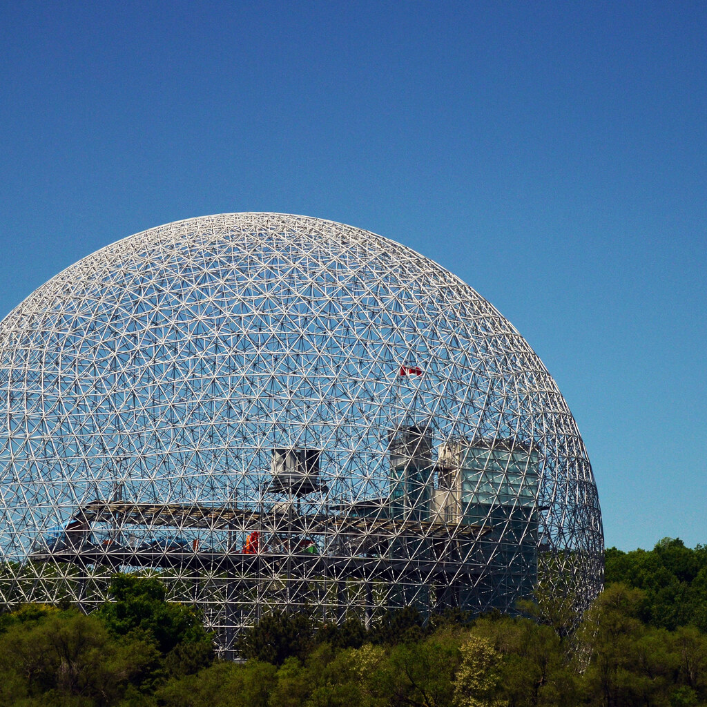 Photo of a geodesic dome.