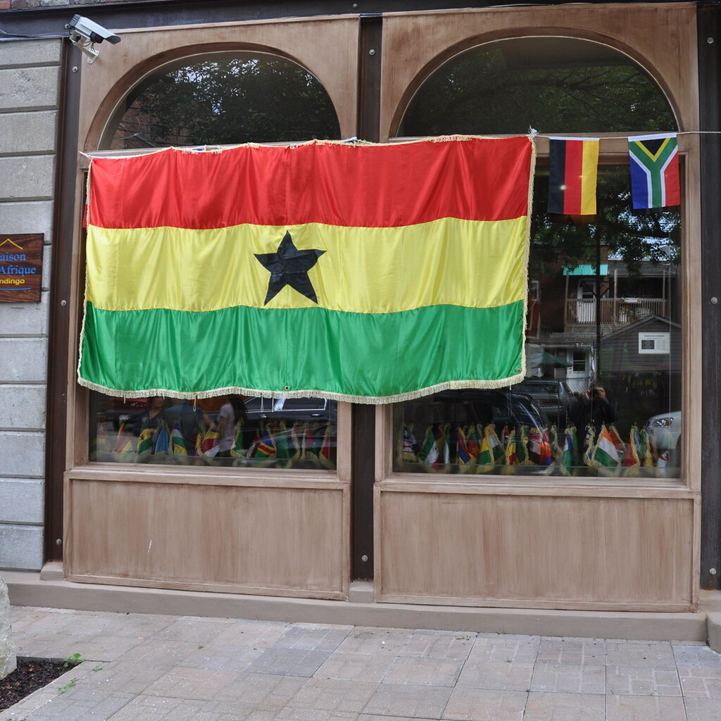 Photo of the Ghana flag