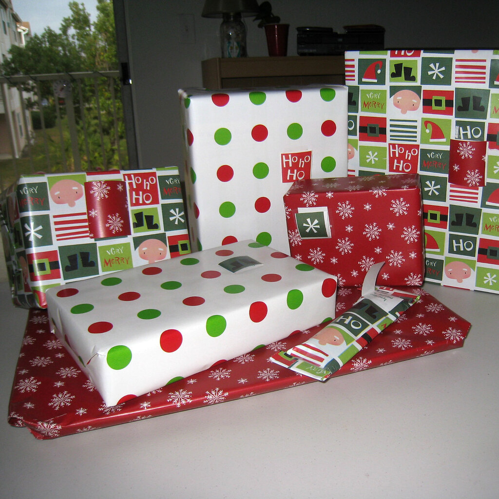 Photo of some wrapped gifts