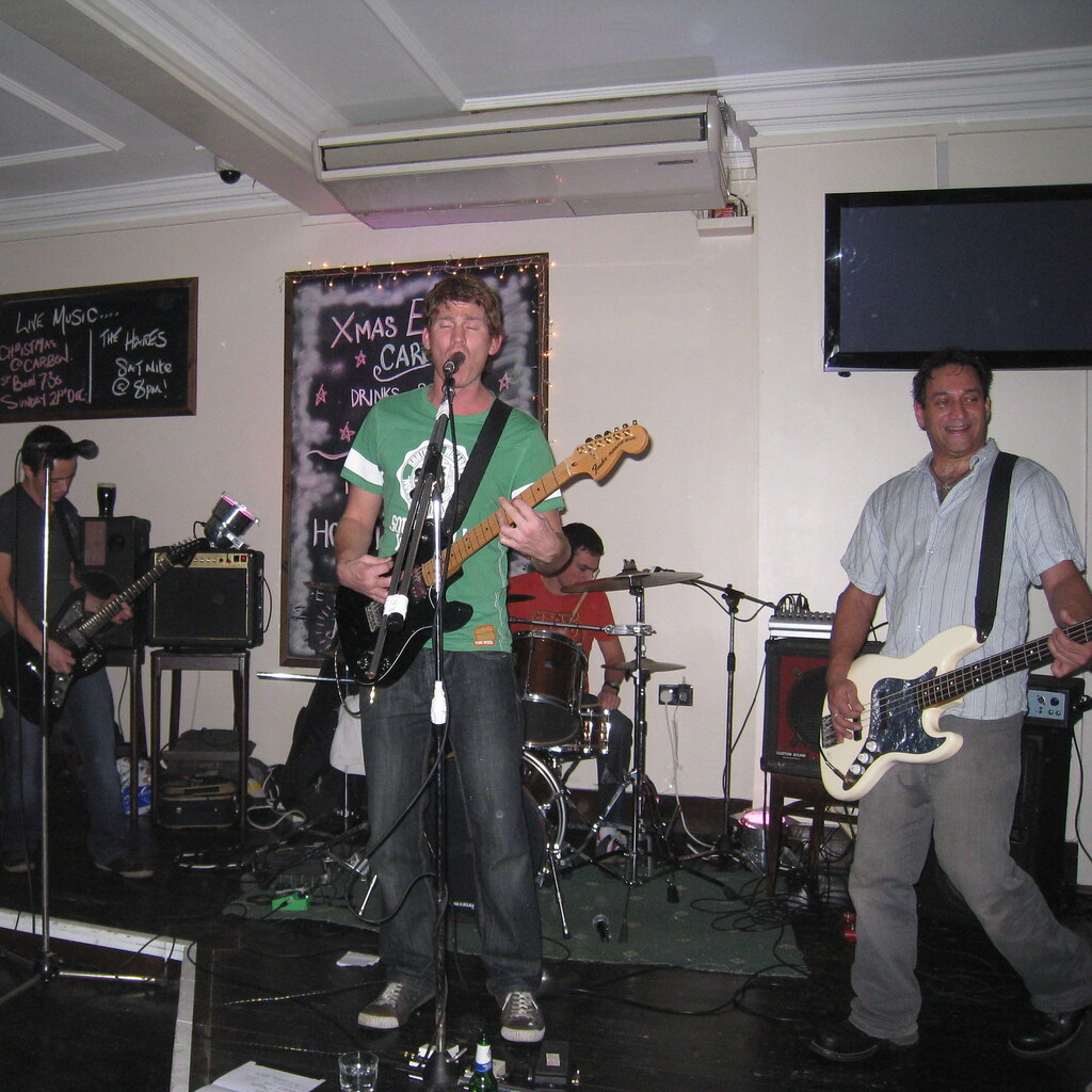 Photo of a musical gig