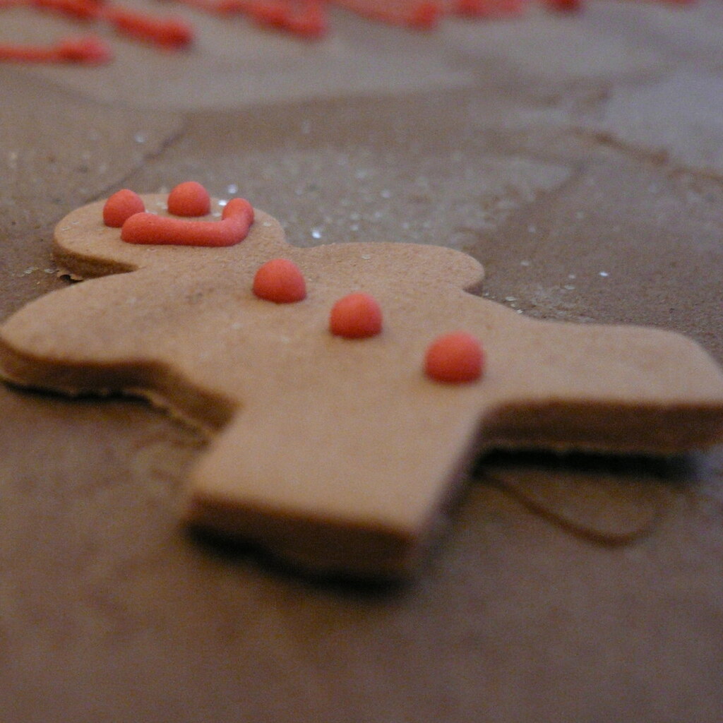 Photo of gingerbread cookies.