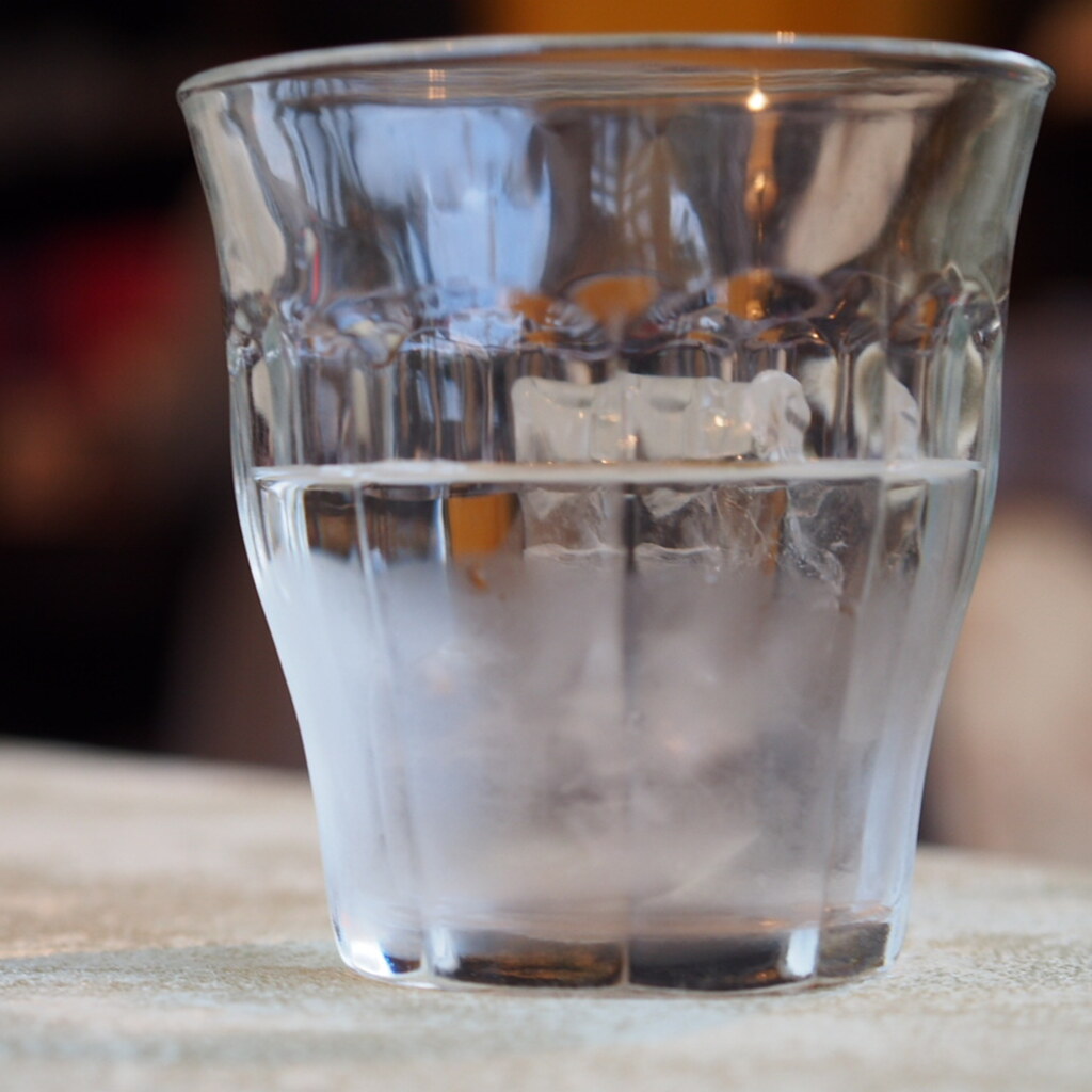 Photo of a glass of water