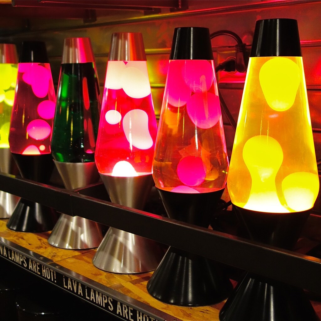 Photo of lava lamps