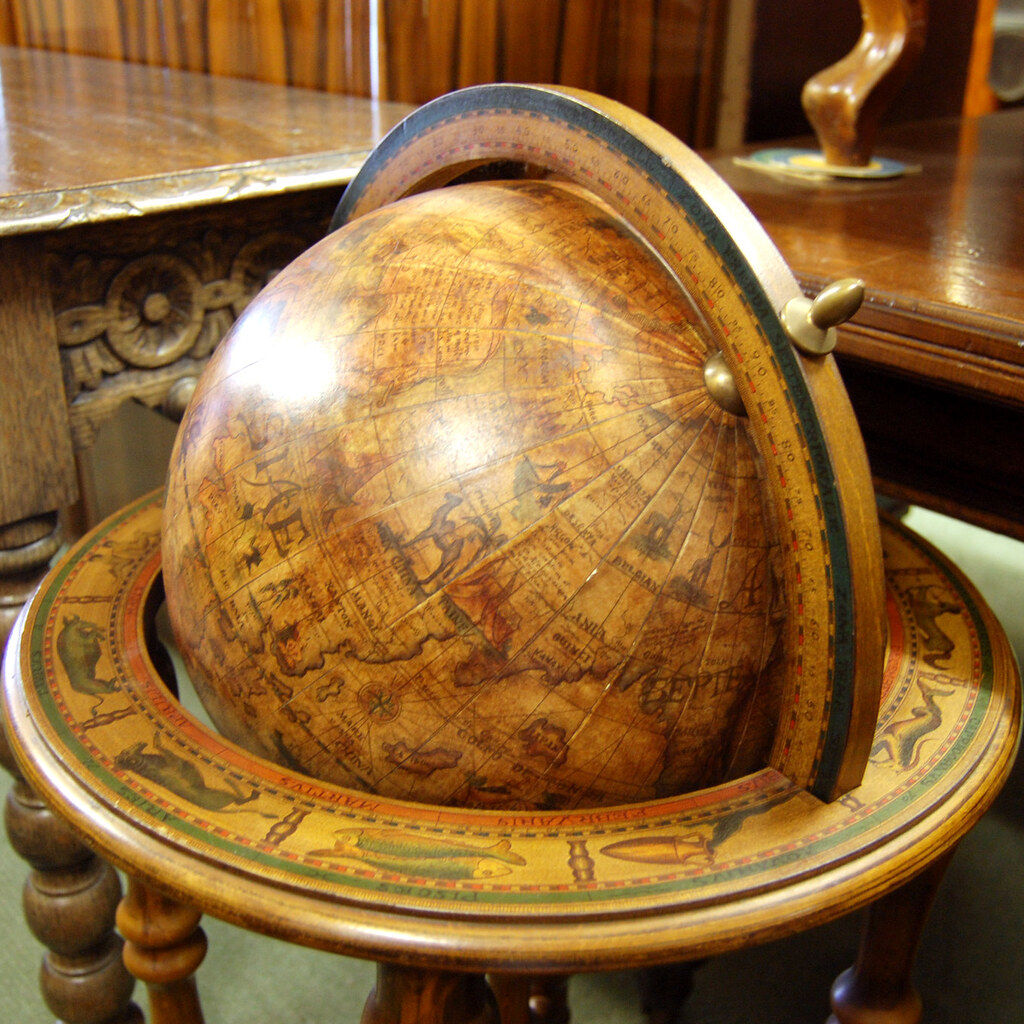 Photo of a globe