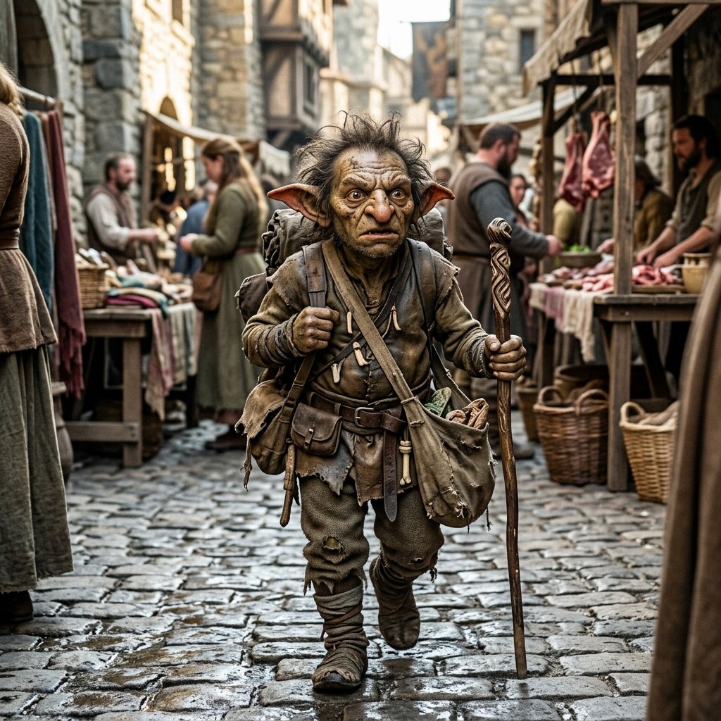 Generated image of a goblin