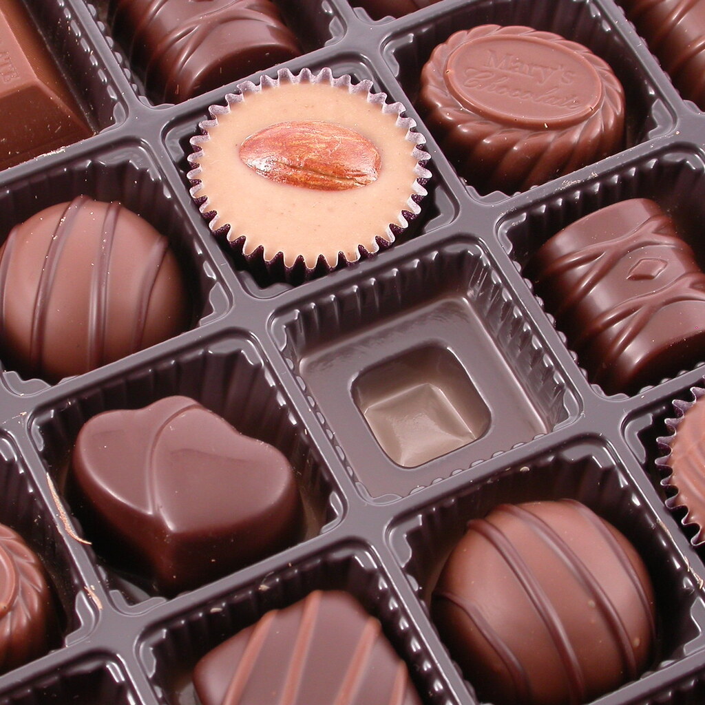 Photo of a missing chocolate