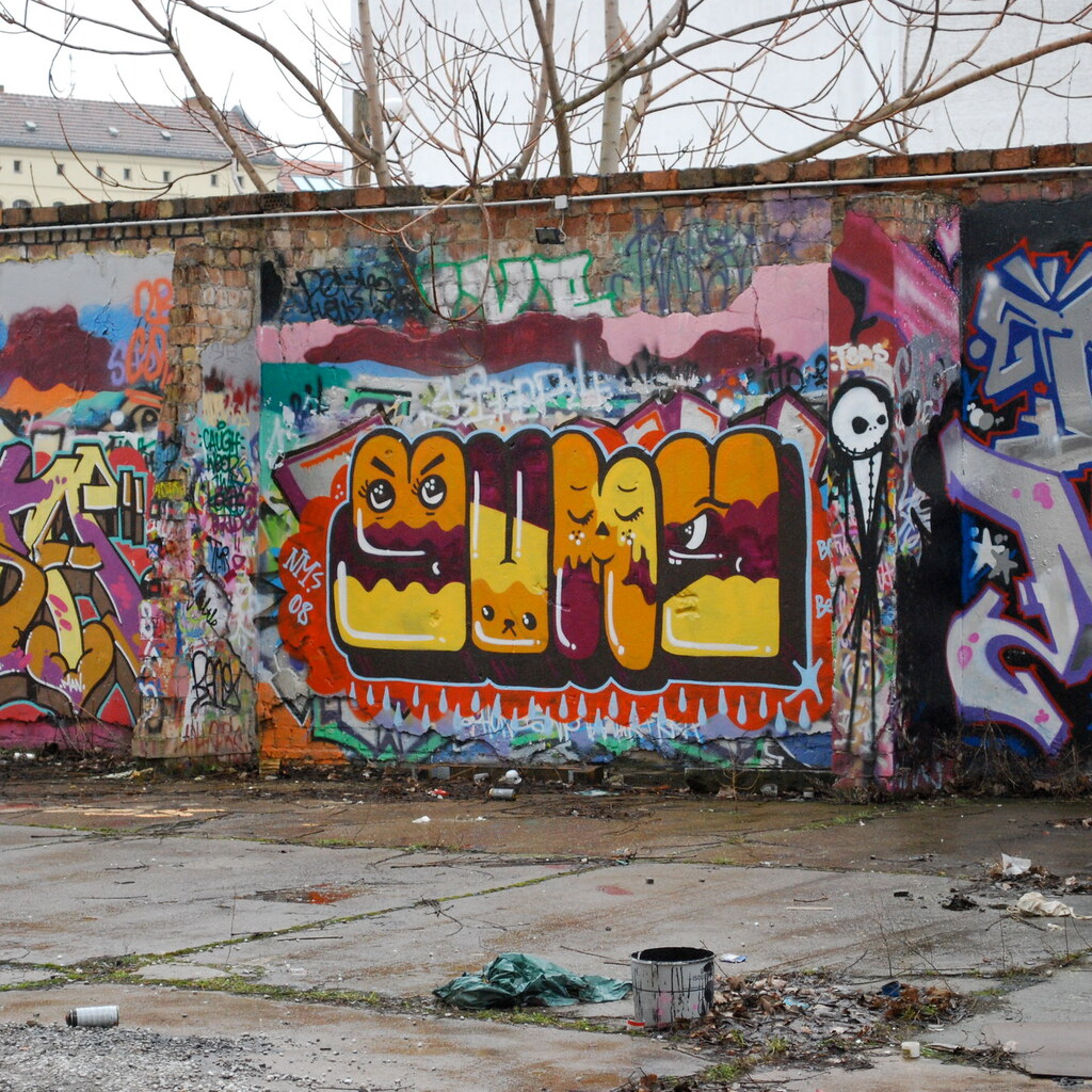 Photo of graffiti on a wall