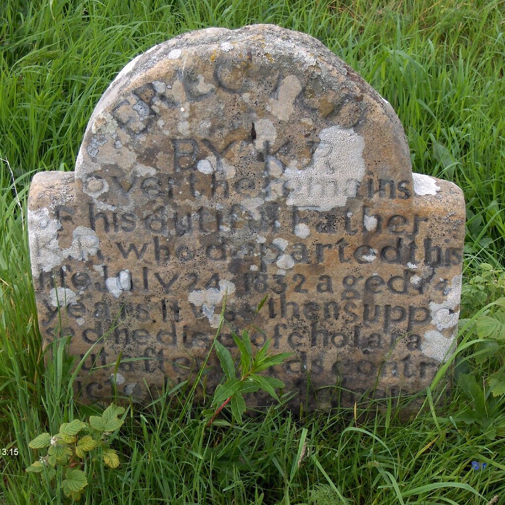 Photo of a gravestone.