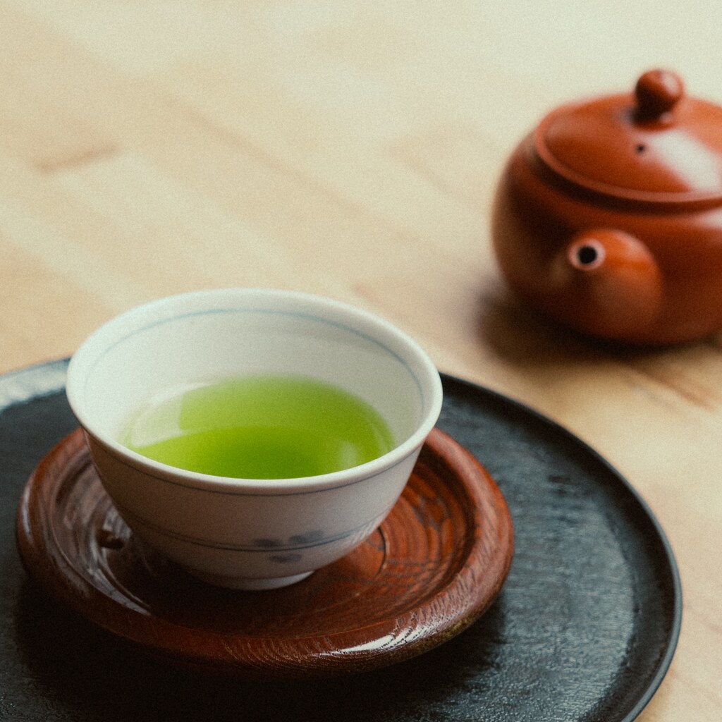 A photo of green tea