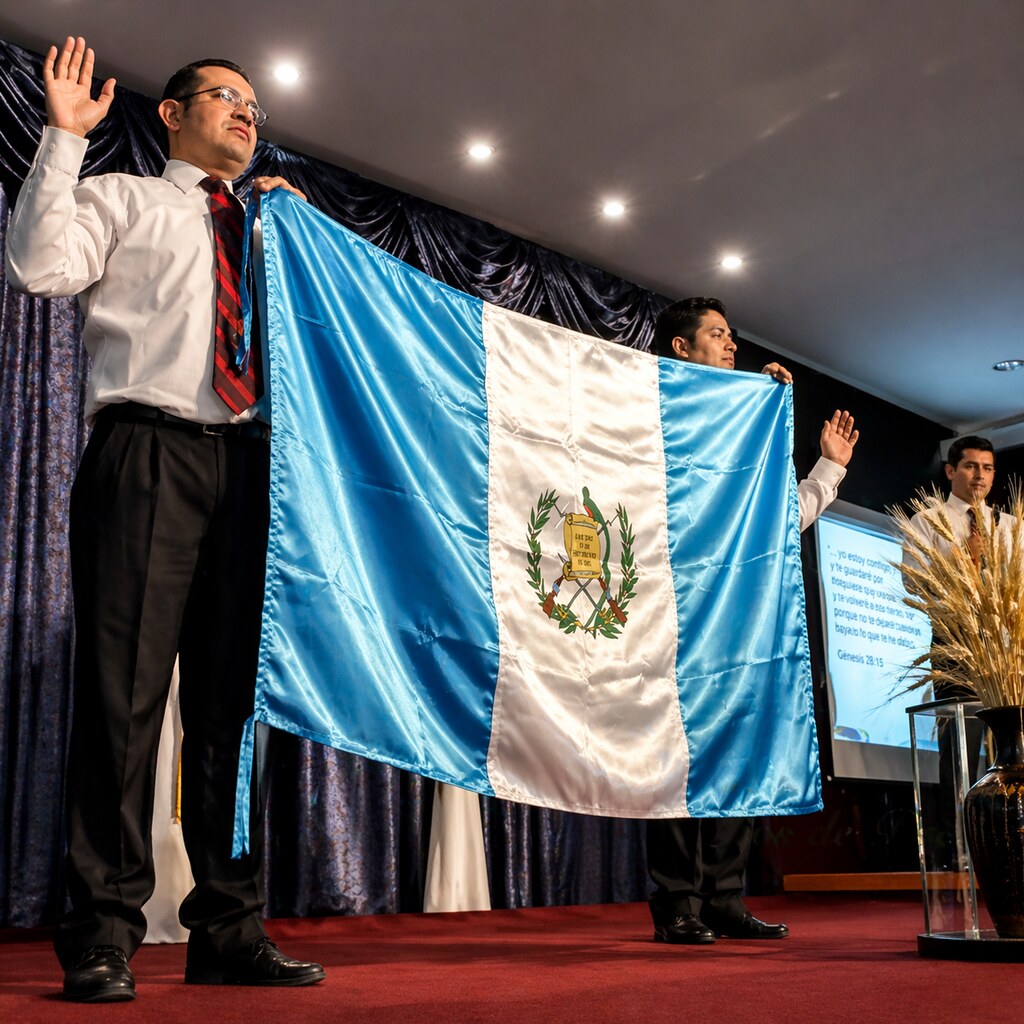 Altered photo of the Guatemala flag