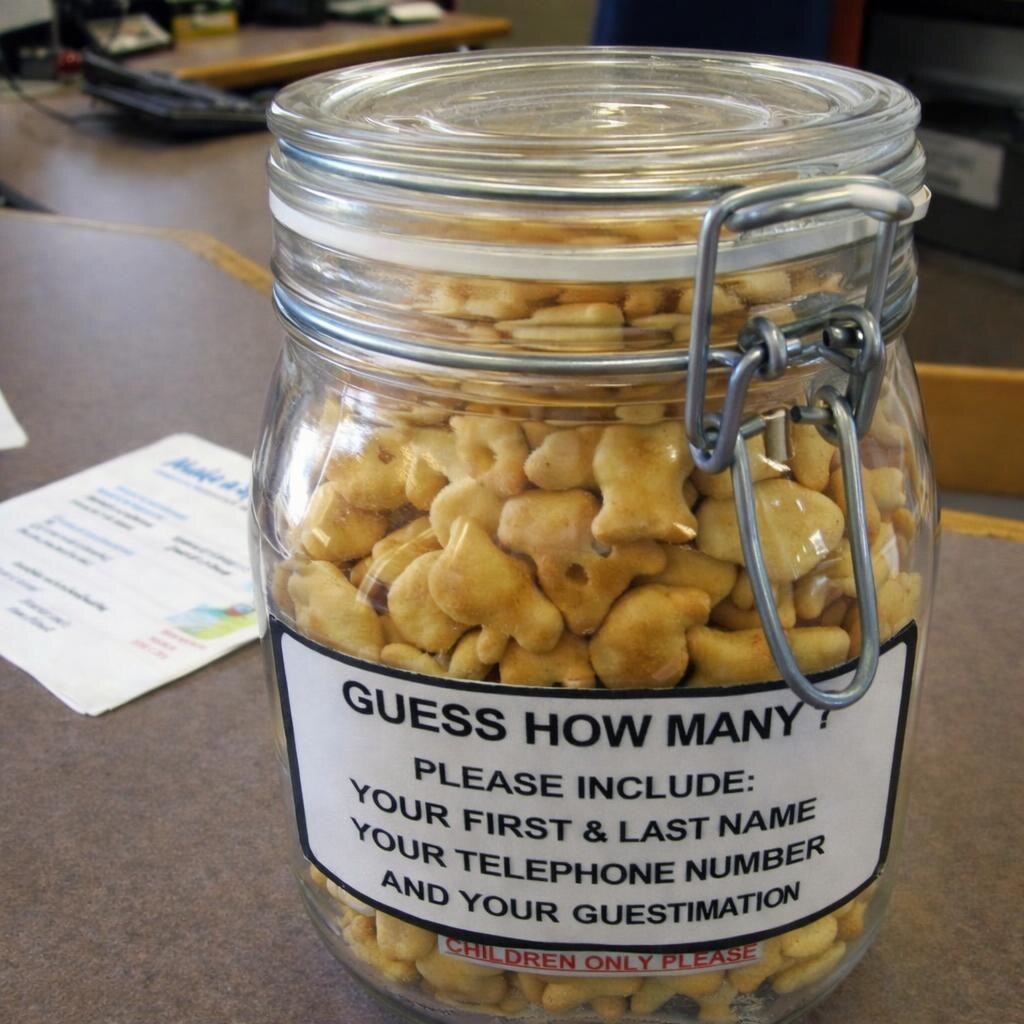 Photo of a jar of biscuits