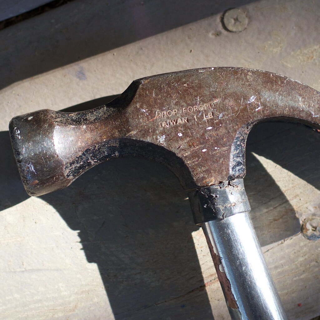 Photo of a hammer.