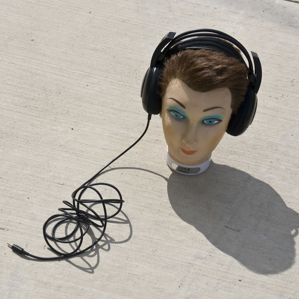 Photo of a mannequin's head