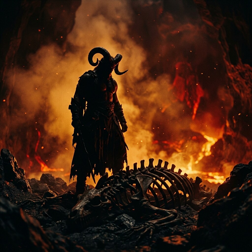Generated image of hell