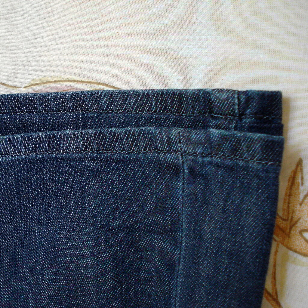 Photo of jeans hem