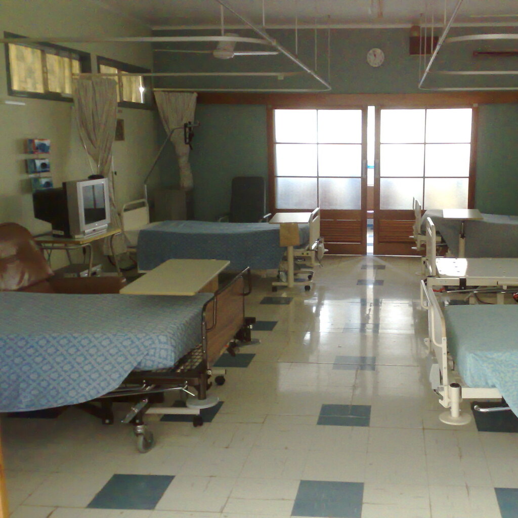 Photo of a hospital ward