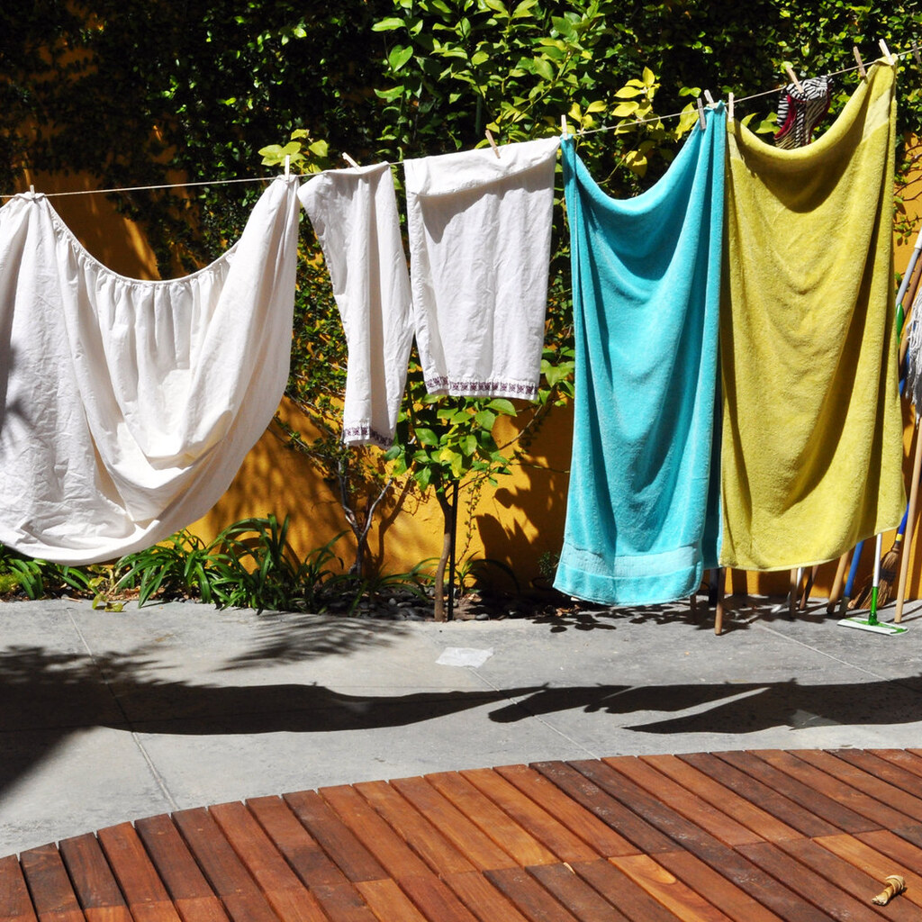 Photo of hanging washing