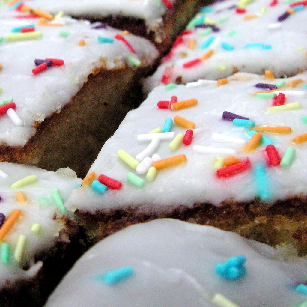 Photo of iced cakes
