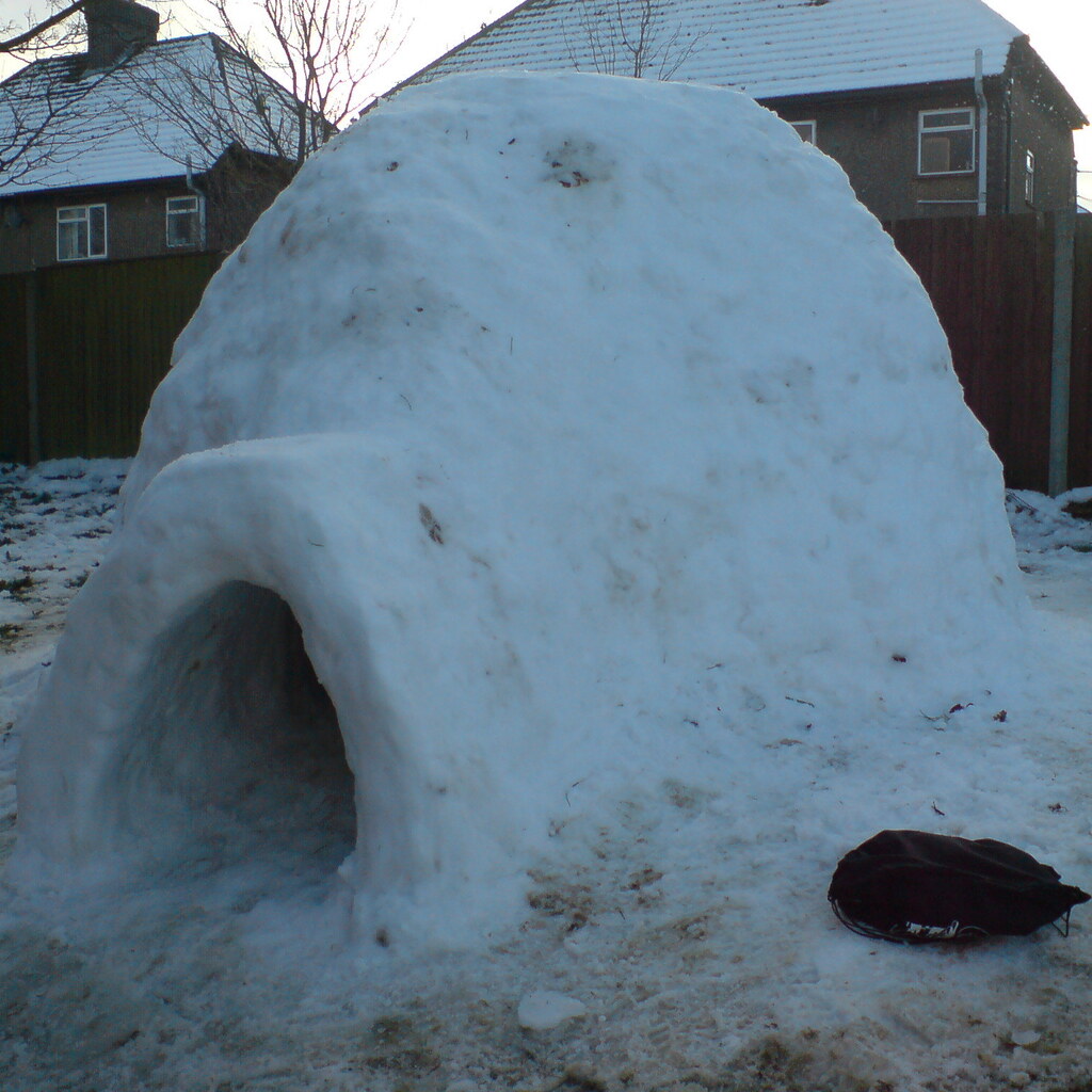 Photo of an igloo