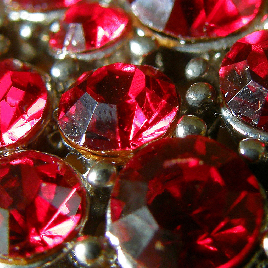 Photo of imitation rubies