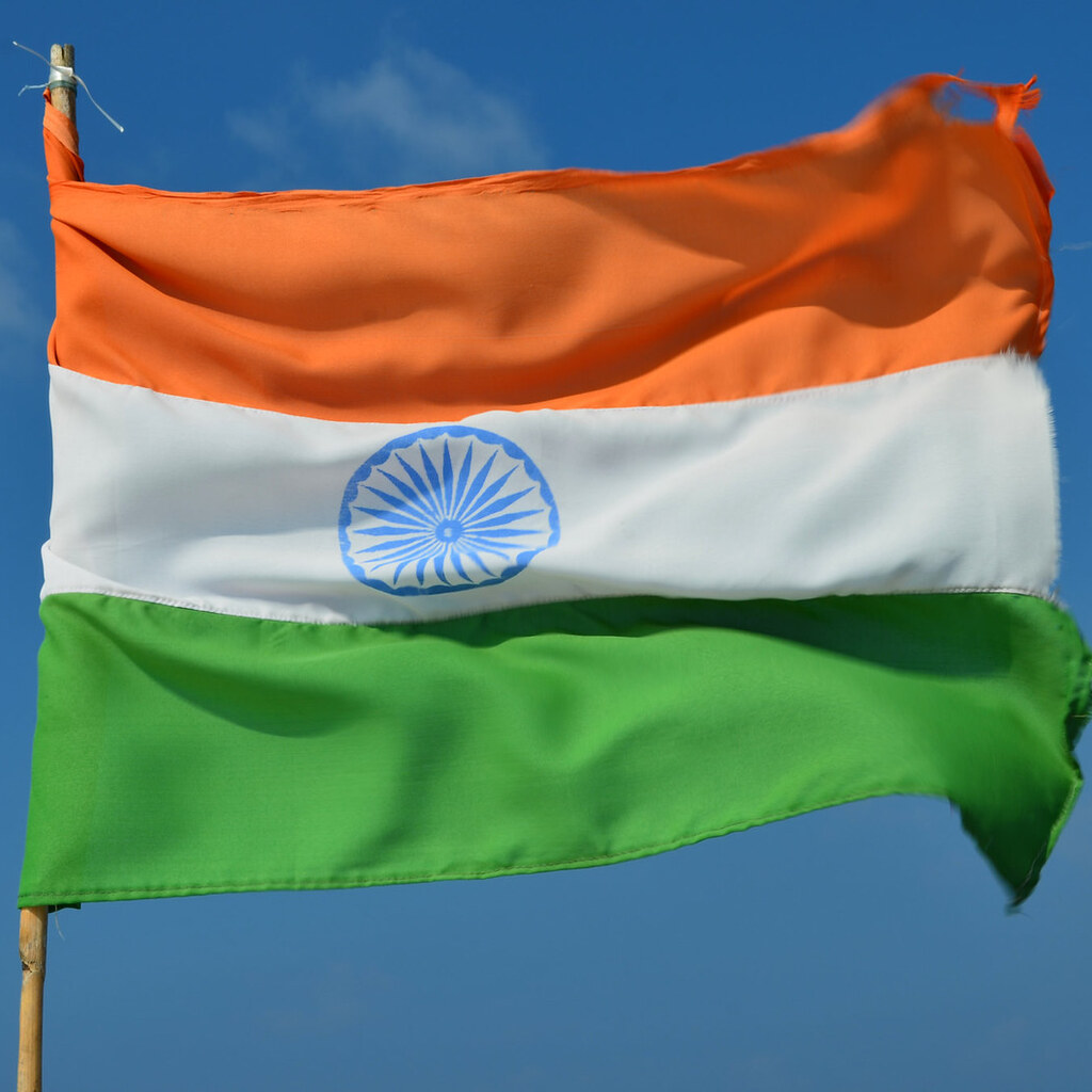 Photo of an Indian flag