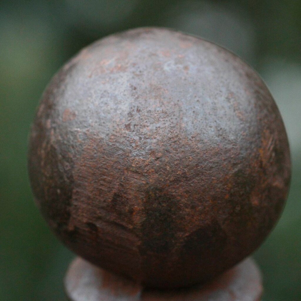 Photo of an iron ball
