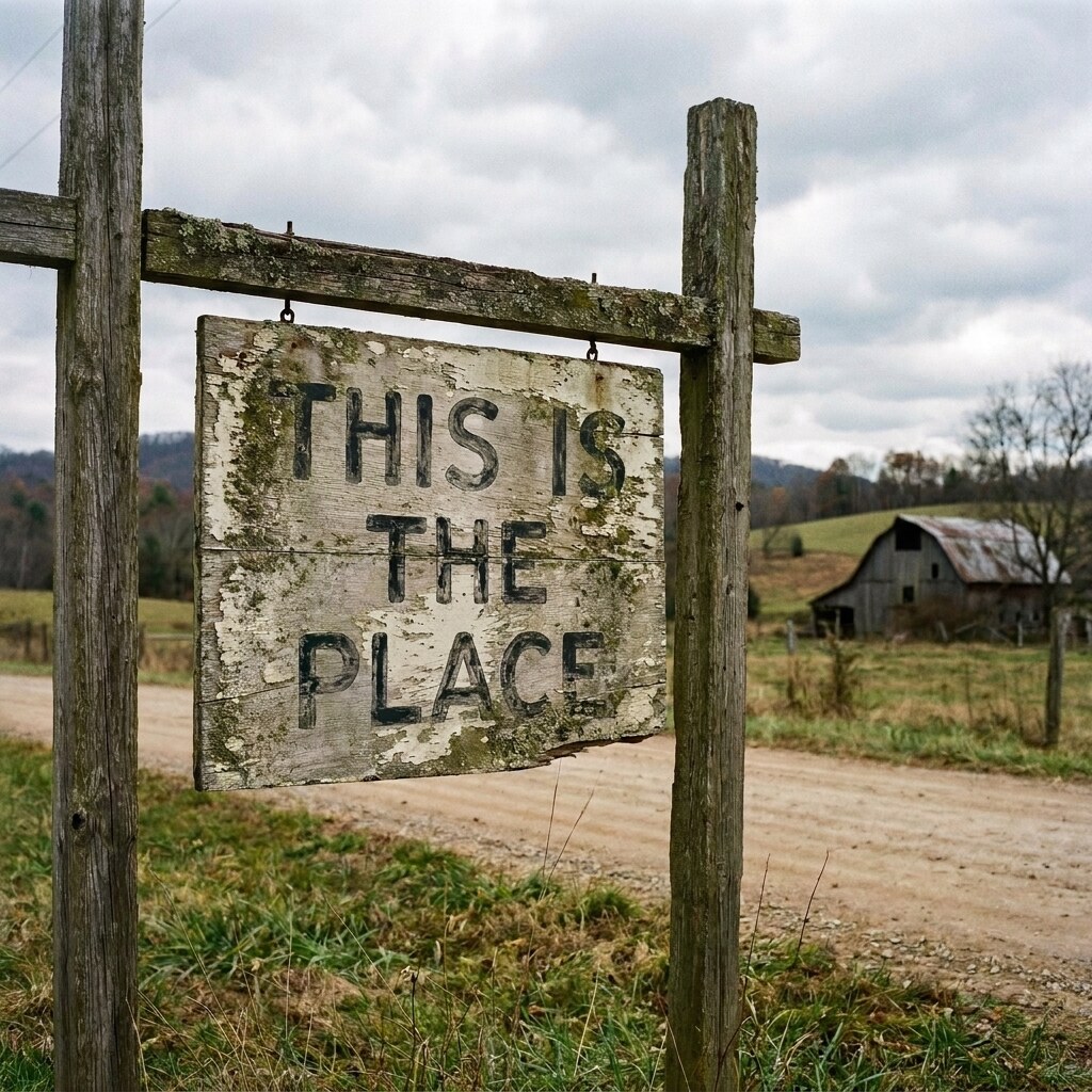 Generated image of a sign with the word is