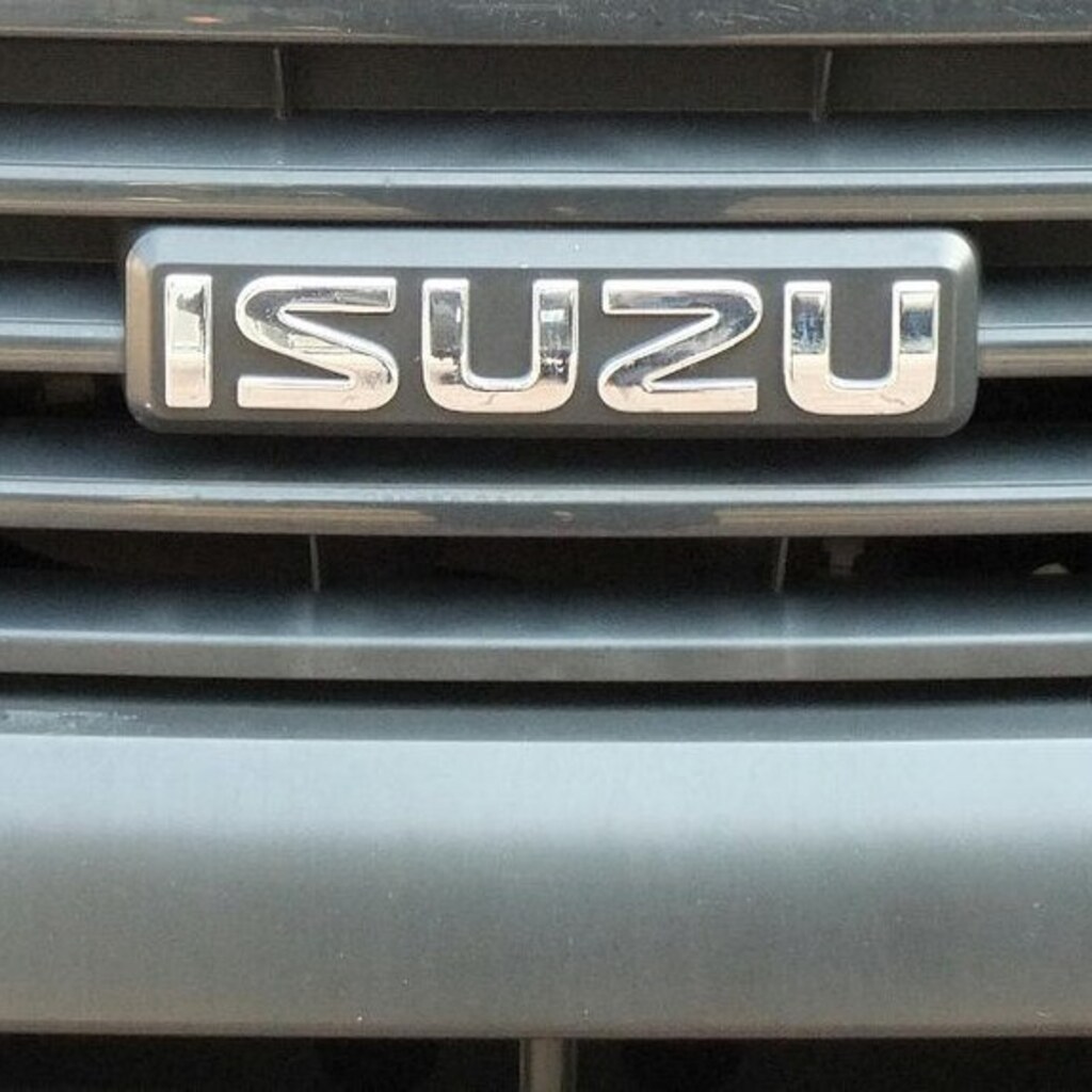 Photo of an Isuzu badge
