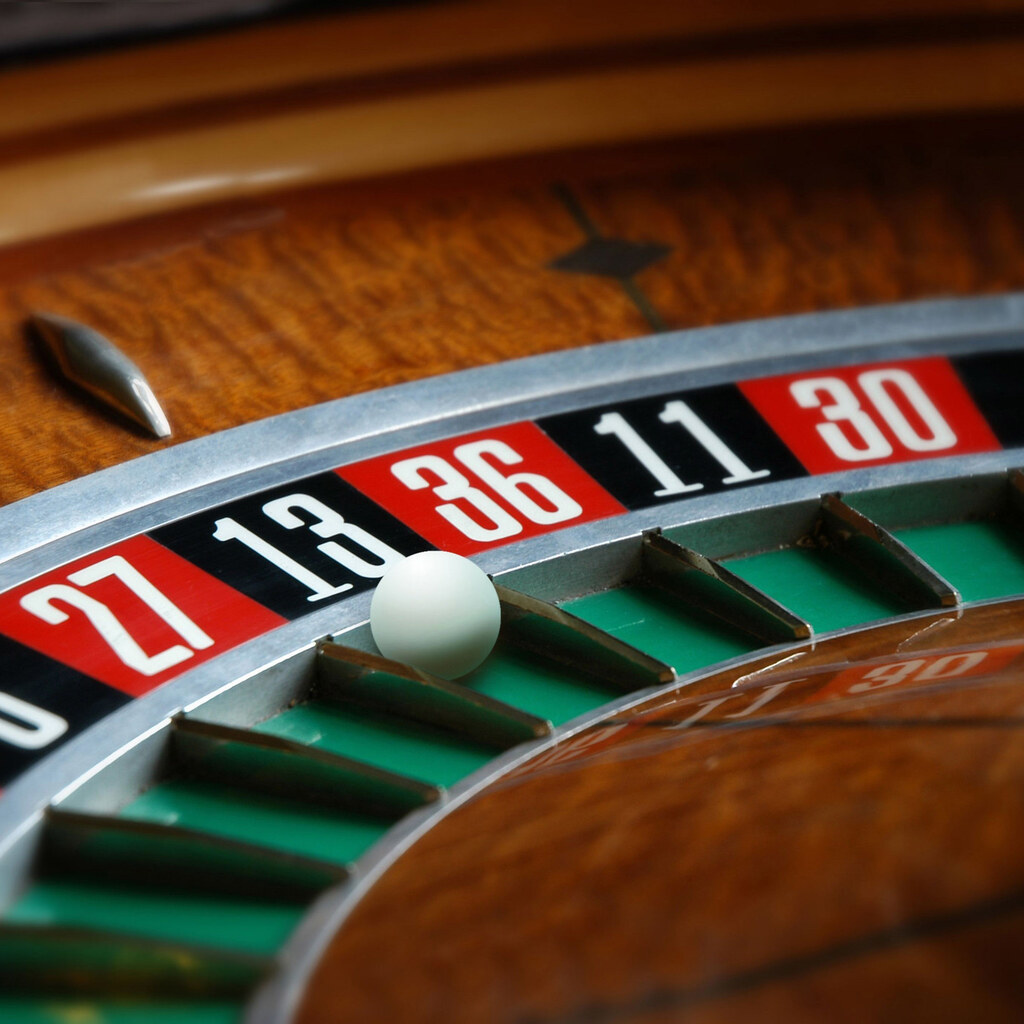 Photo of a roulette wheel