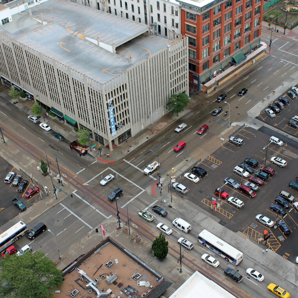 Photo of a crossroads