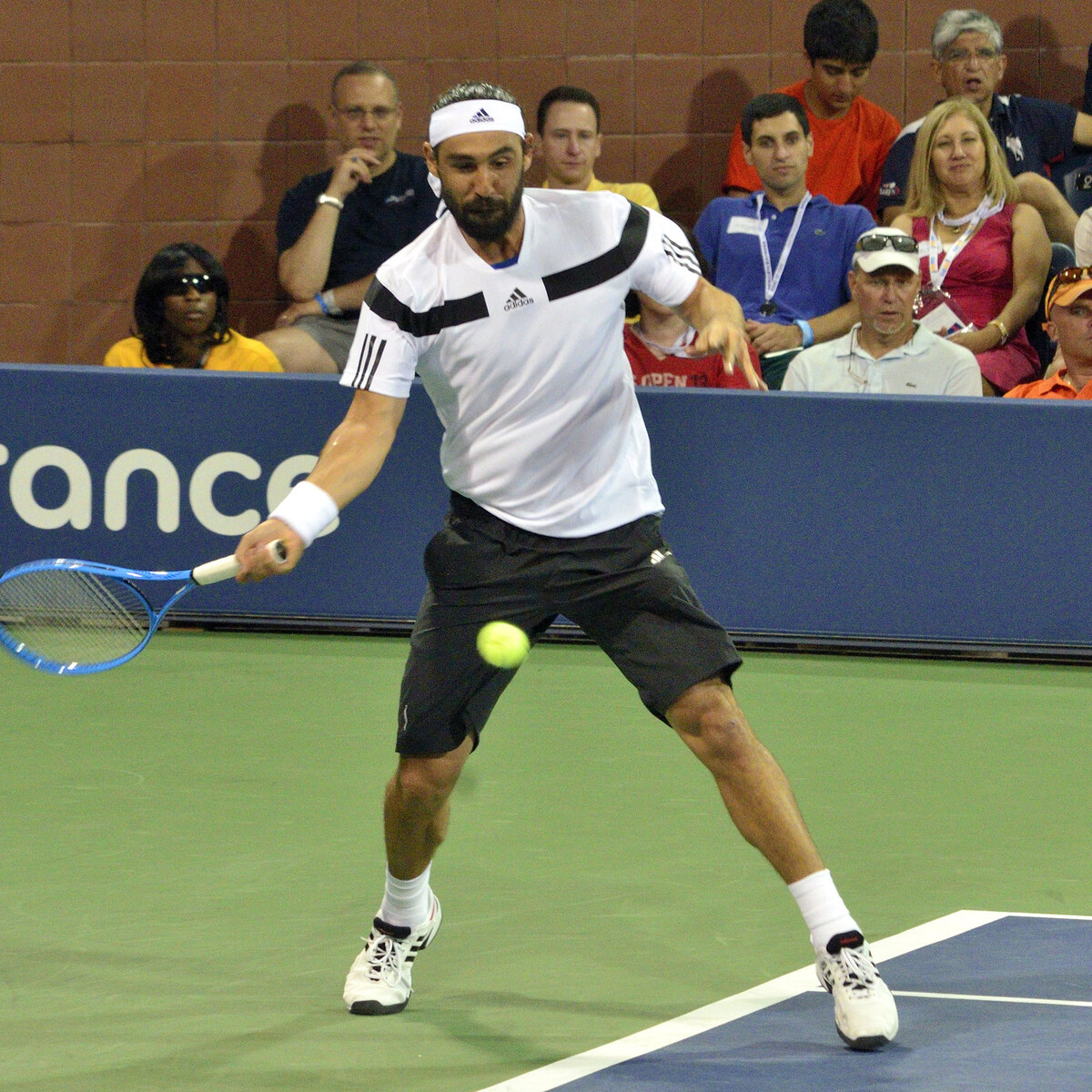 Photo of a tennis match