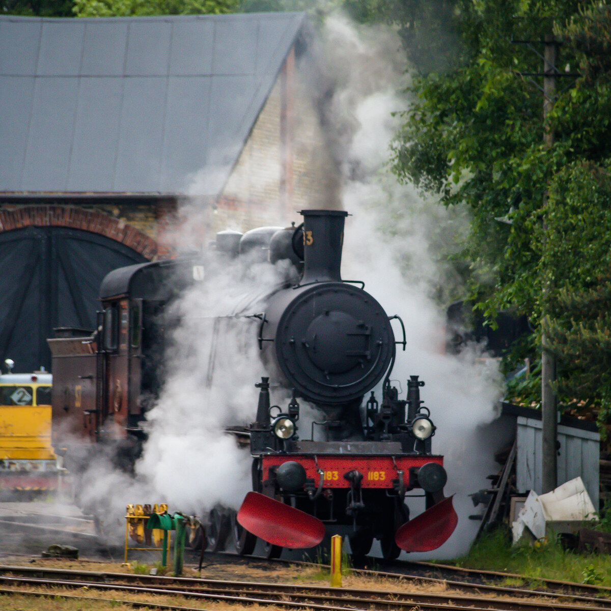 Photo of a steam train