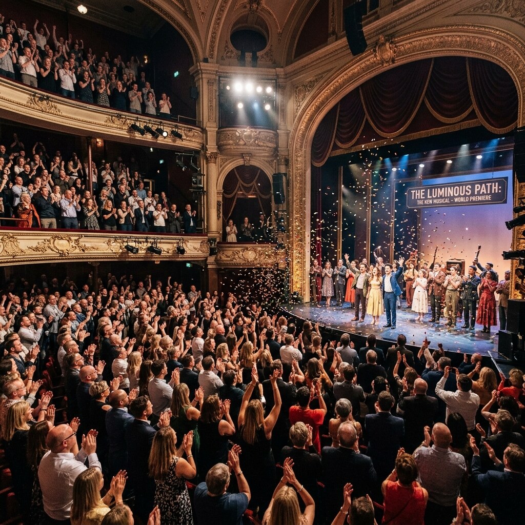Generated image of a standing ovation