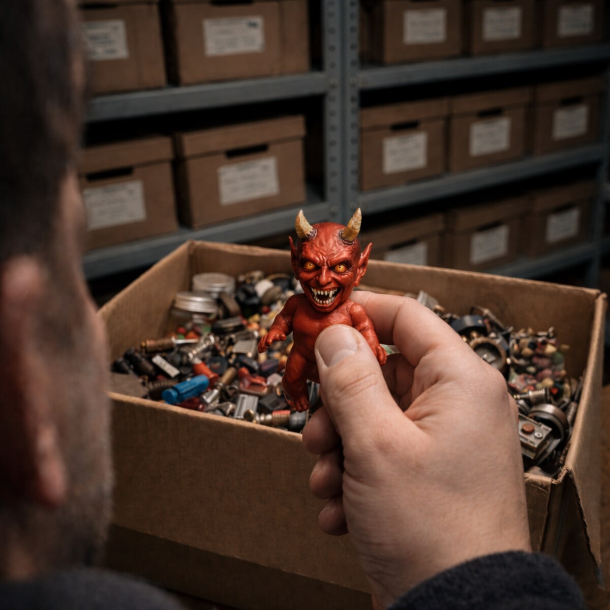 Generated image of a devil toy