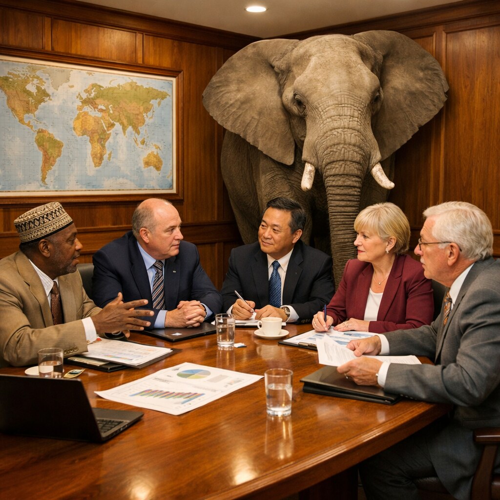 Generated image of the elephant in the room