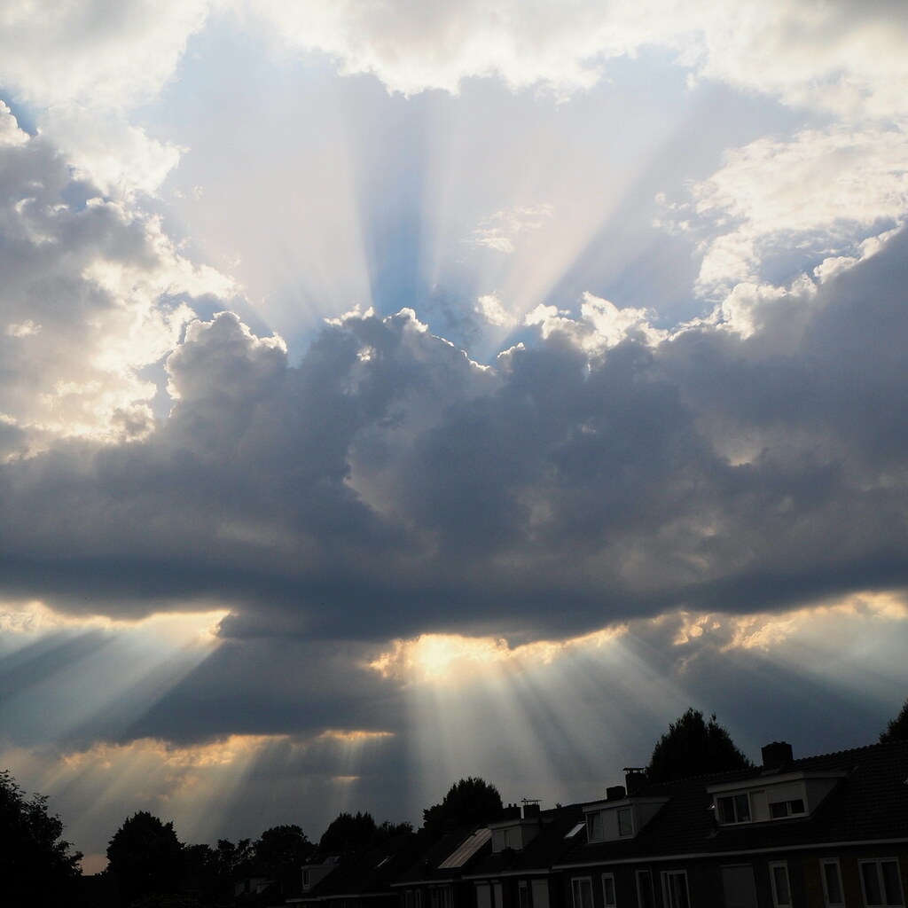 Photo of clouds with a silver lining