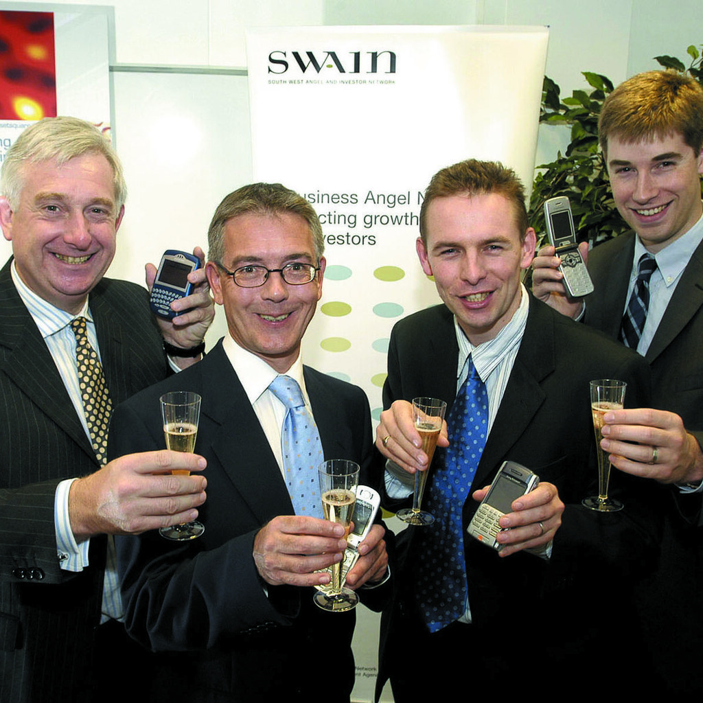 Men celebrating what was a golden opportunity - in 2004
