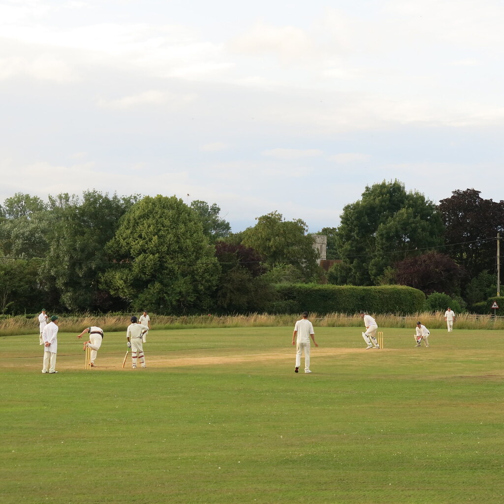 Photo of a game of cricket