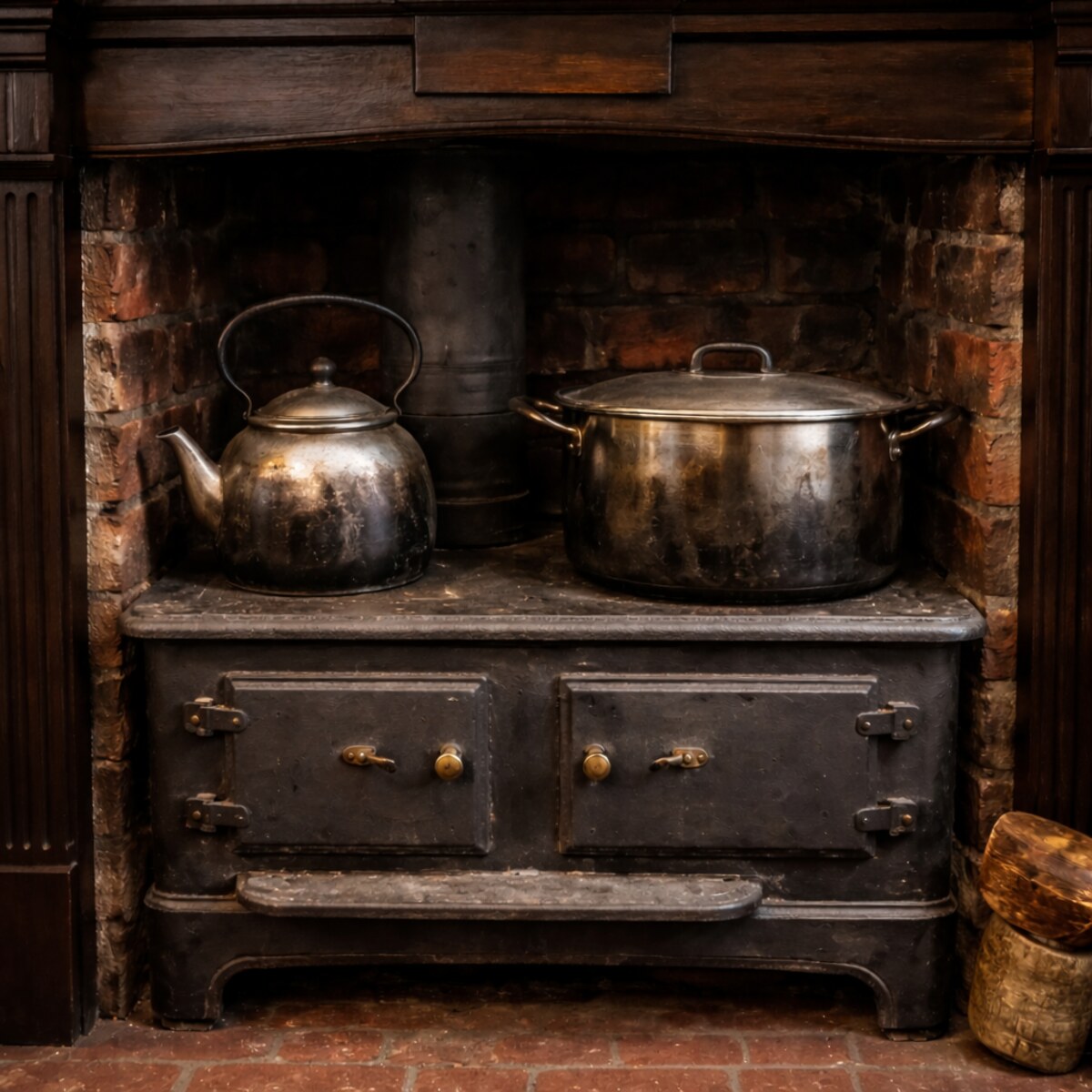 Generated image of a sooty pot and kettle