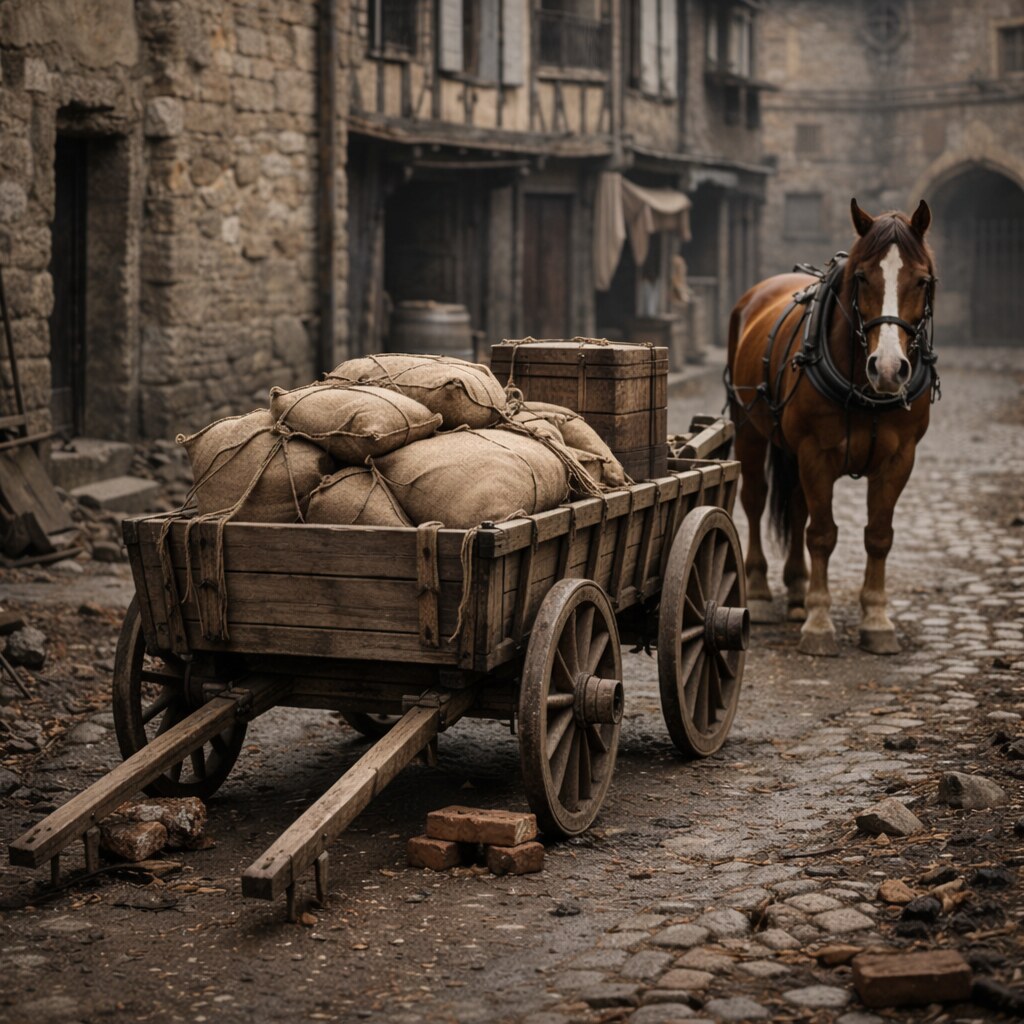 Generated image of a cart before the horse