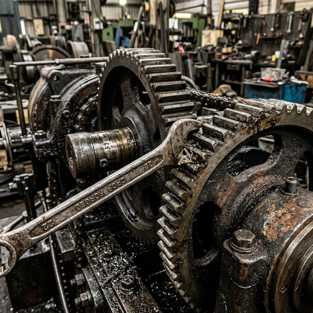 Generated image of a spanner in the works