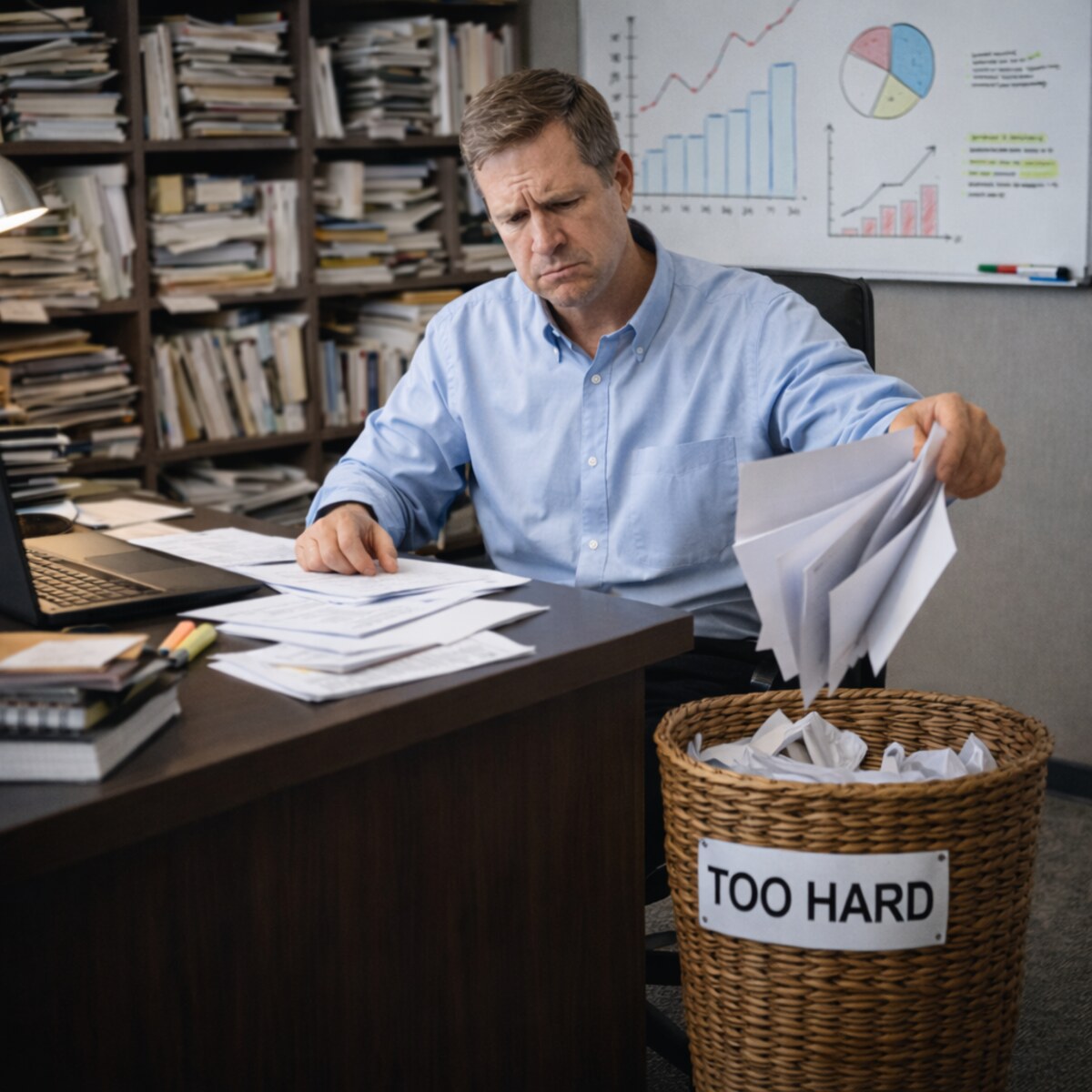 Generated image of a too hard basket