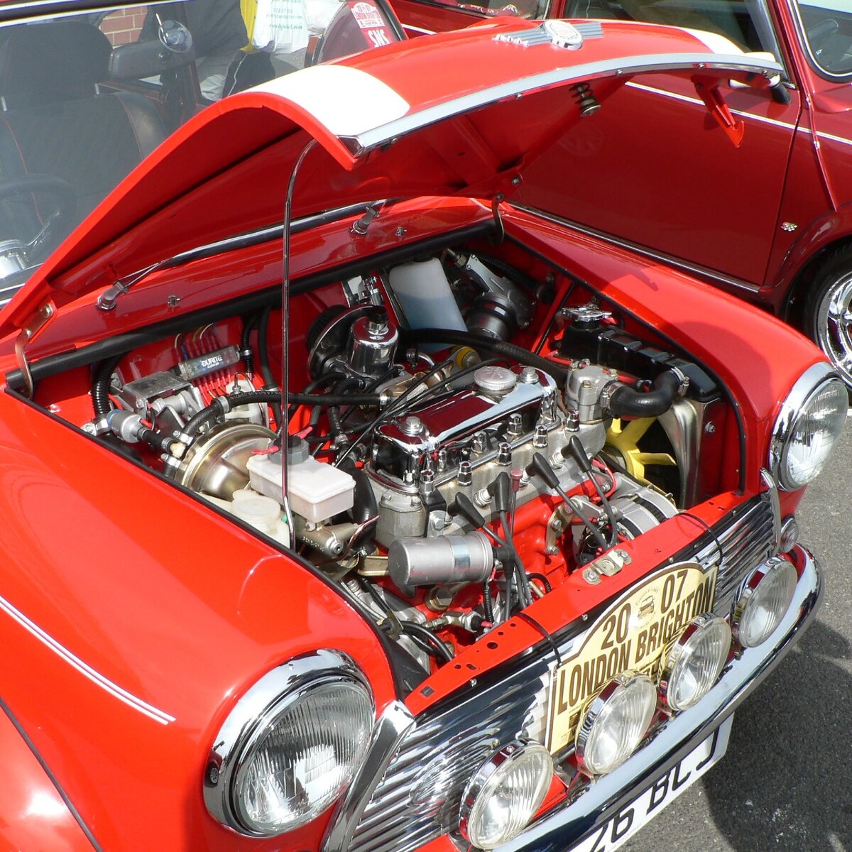 Photo of a car engine