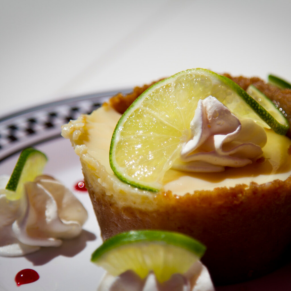 Photo of a key lime tart
