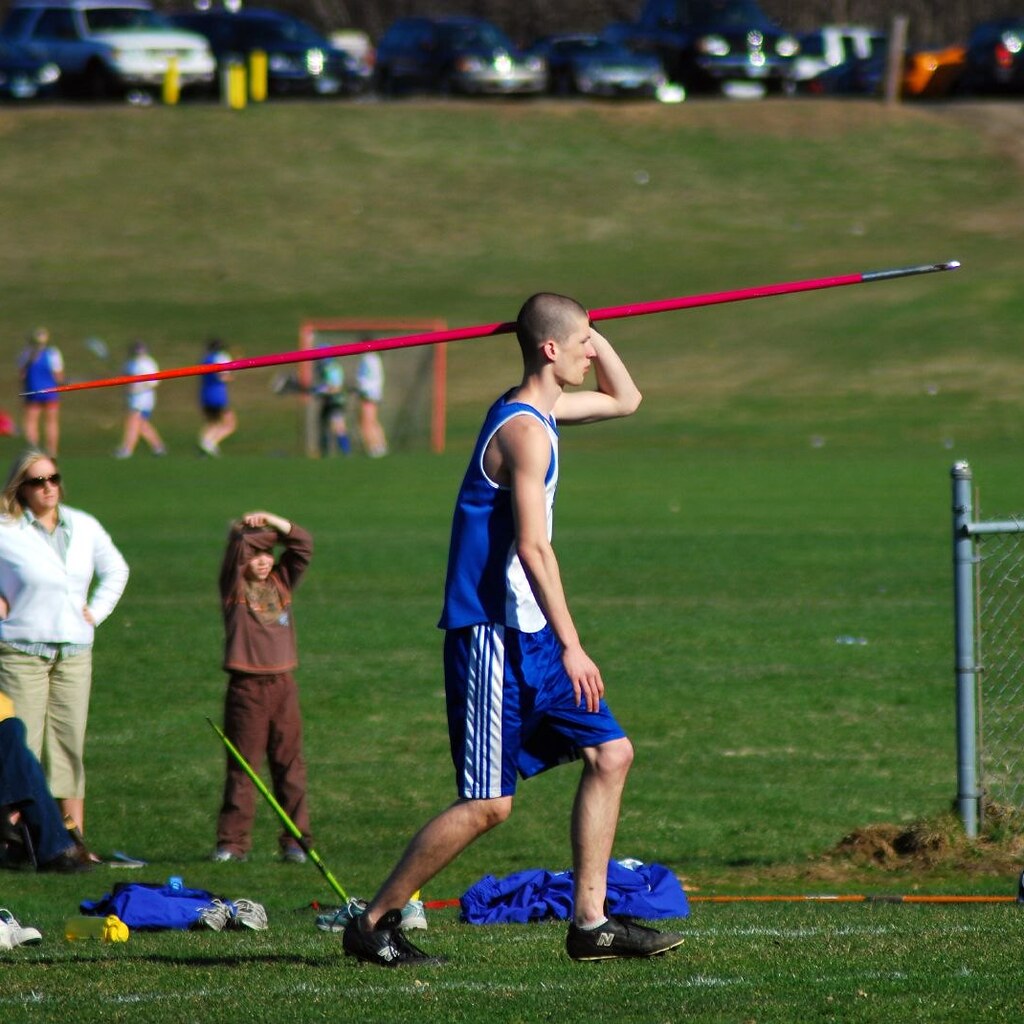 Photo of a man with a javelin