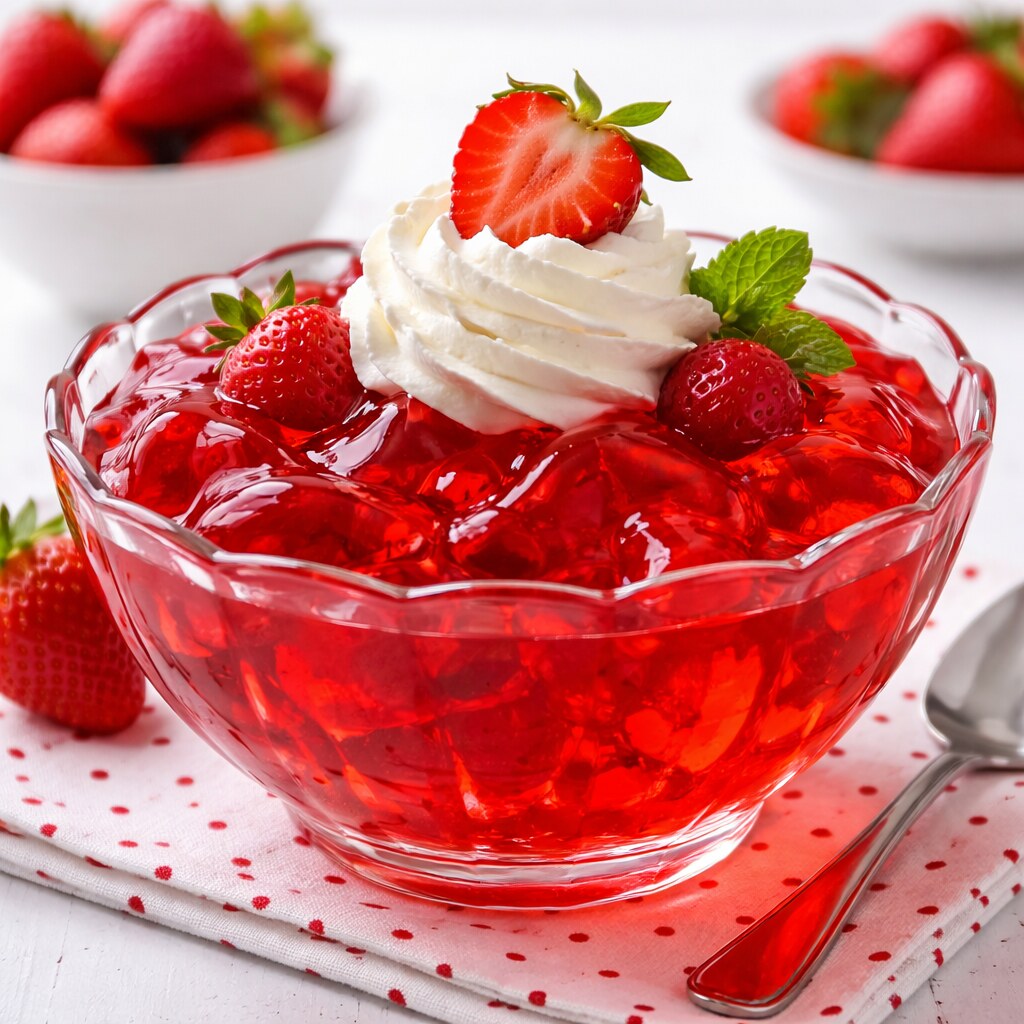 Generated image of a jelly or jello dessert