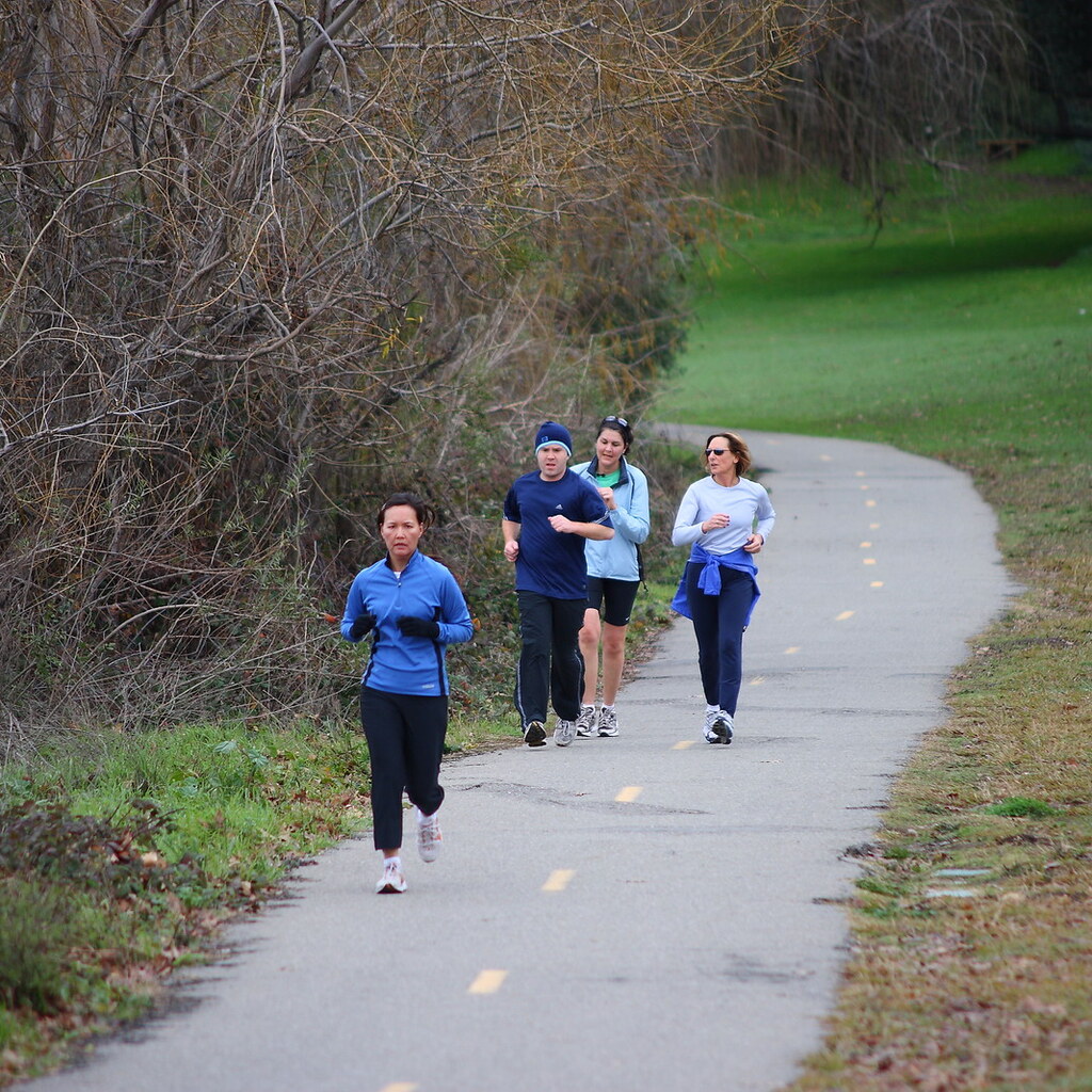 Photo of people jogging