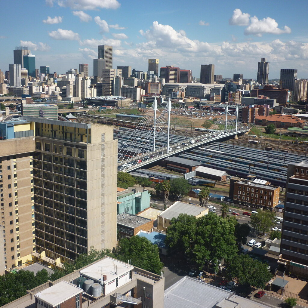 Photo of the Johannesburg skyline