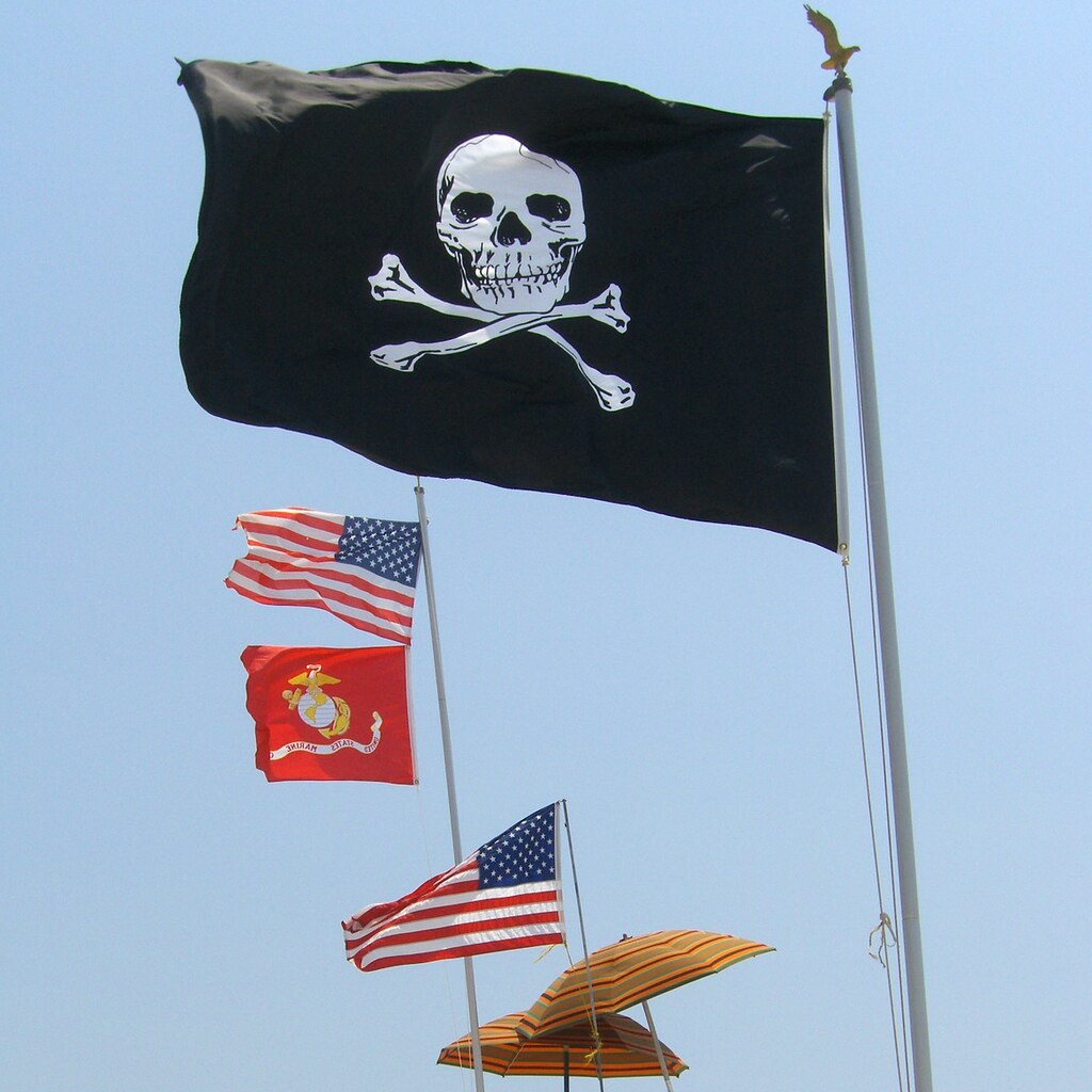 Photo of a jolly roger
